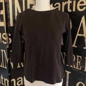 Vintage Brown Long Sleeve Shirt. Size S